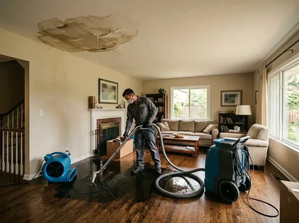 attic-pipe-burst-ceiling-drip-008 — frequently asked questions, Water Damage Restoration & Carpet Care in Clarksdale, MS